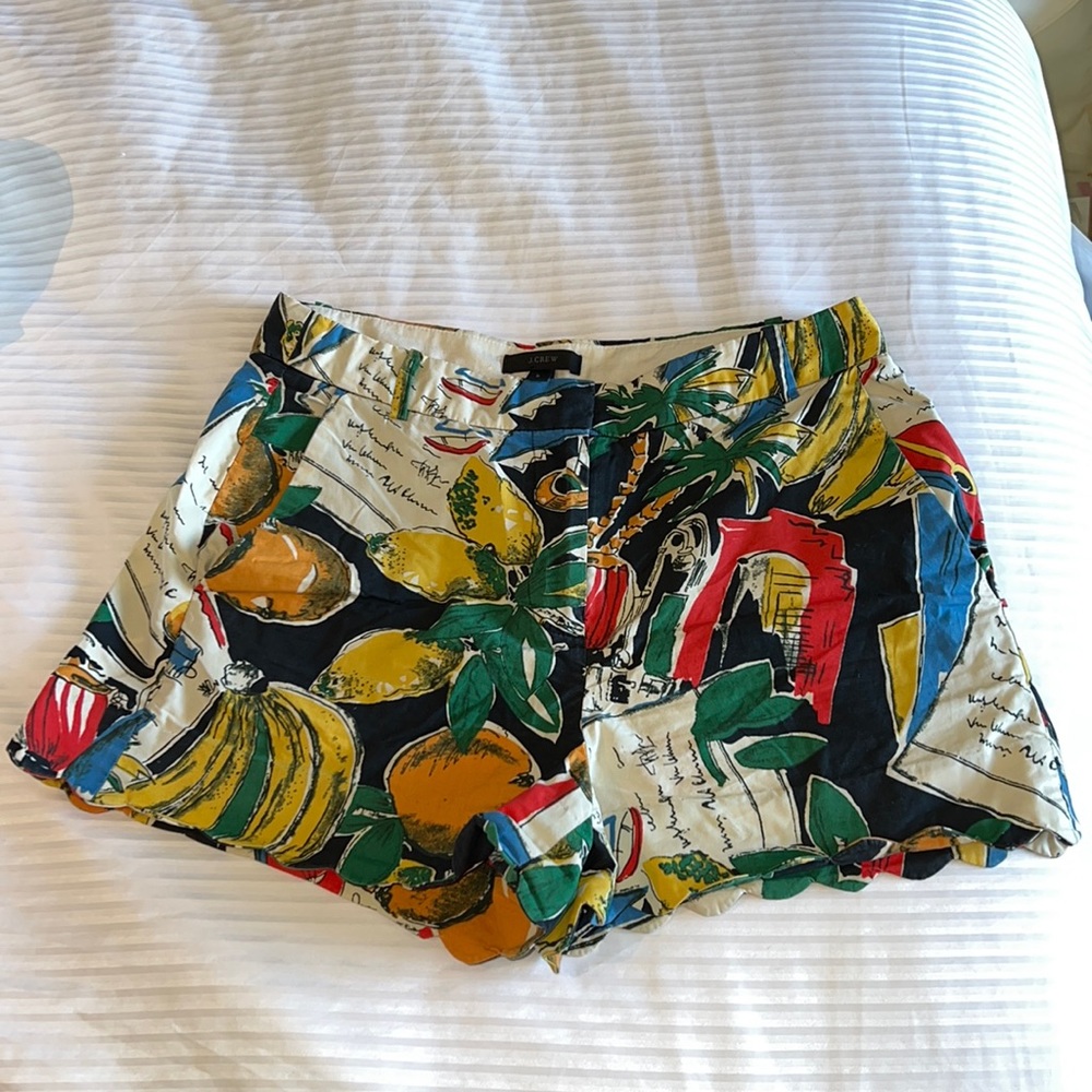 Women’s J. Crew Scalloped Shorts Limited Edition